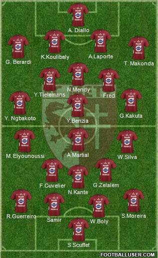 Football Club de Metz Formation 2014