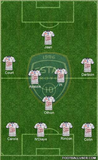 Esperance Sportive Troyes Aube Champagne Formation 2014