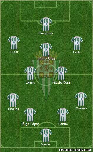 Córdoba C.F., S.A.D. Formation 2014