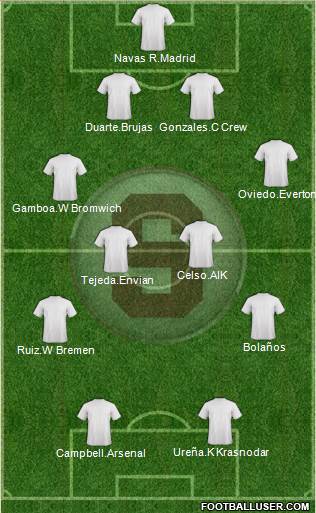 CD Saprissa Formation 2014