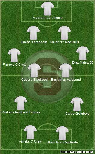 CD Saprissa Formation 2014