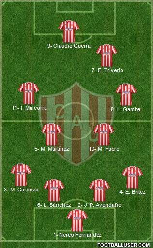 Unión de Santa Fe Formation 2014