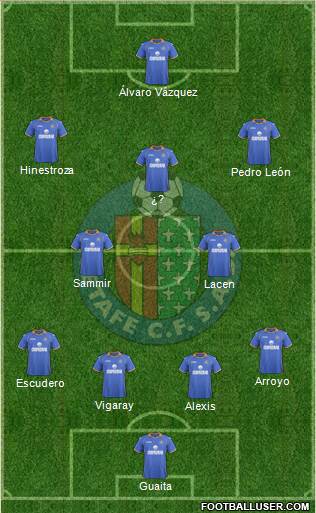 Getafe C.F., S.A.D. Formation 2014