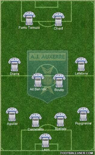 A.J. Auxerre Formation 2014