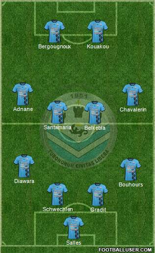 Tours Football Club Formation 2014