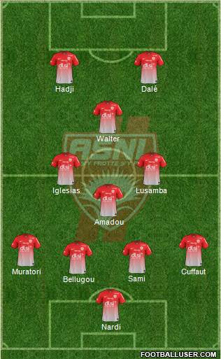 A.S. Nancy Lorraine Formation 2014