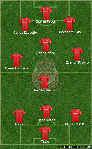 Deportivo Toluca Formation 2014