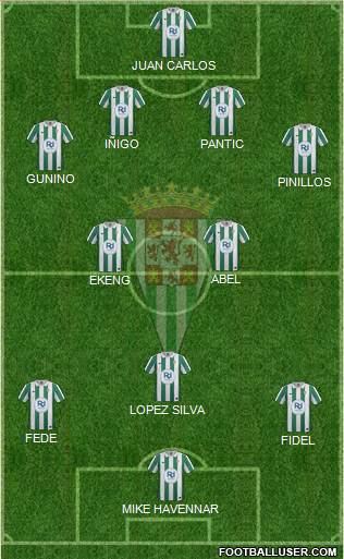 Córdoba C.F., S.A.D. Formation 2014