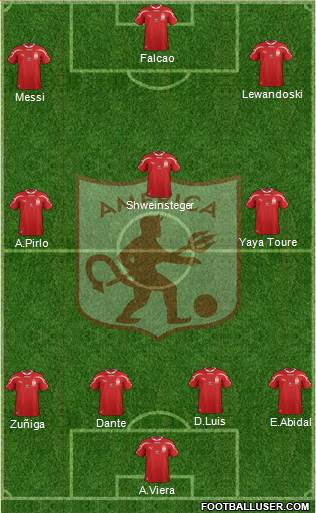 CD América de Cali Formation 2014