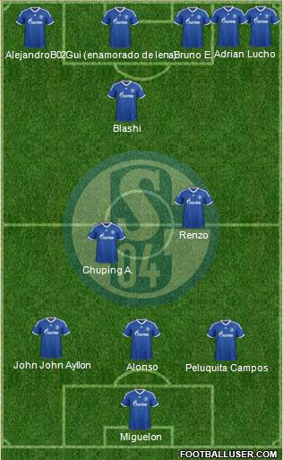 FC Schalke 04 Formation 2014