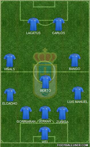 Real Oviedo S.A.D. Formation 2014