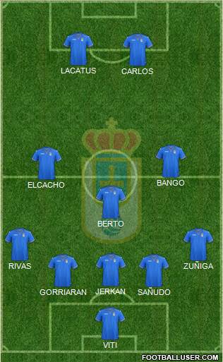 Real Oviedo S.A.D. Formation 2014