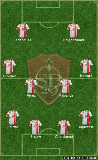 Stade Brestois 29 Formation 2014