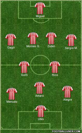 Stoke City Formation 2014