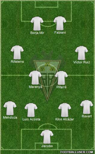 Albacete B., S.A.D. Formation 2014