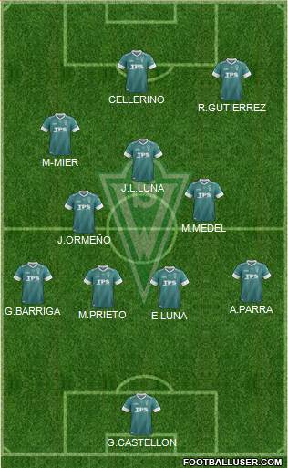 CD Santiago Wanderers S.A.D.P. Formation 2014