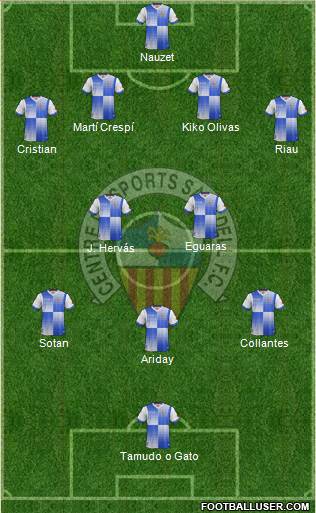 C.E. Sabadell Formation 2014