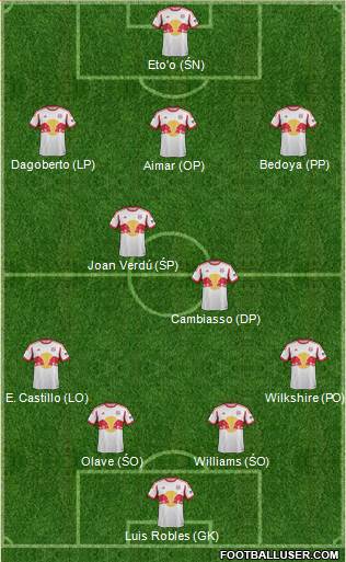 New York Red Bulls Formation 2014