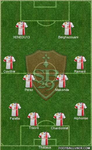 Stade Brestois 29 Formation 2014