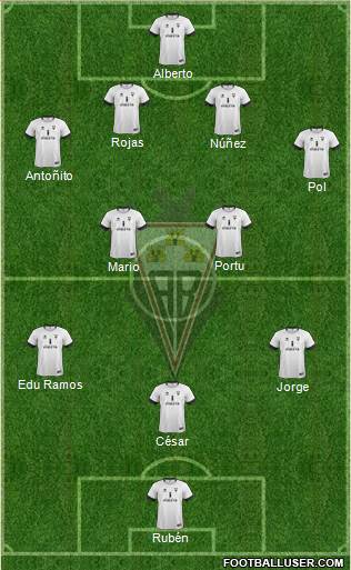 Albacete B., S.A.D. Formation 2014