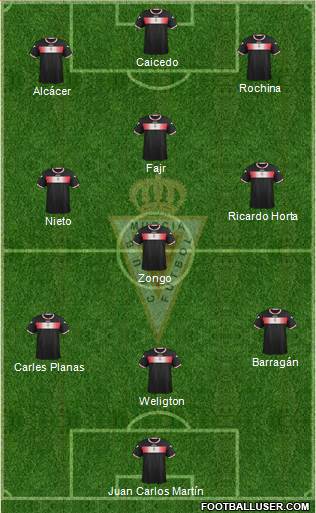 Real Murcia C.F., S.A.D. Formation 2014