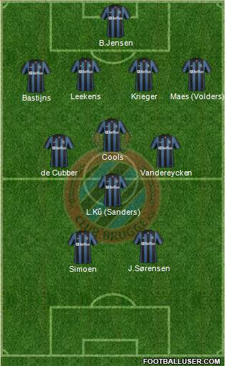 Club Brugge KV Formation 2014