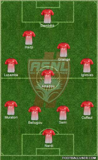 A.S. Nancy Lorraine Formation 2014