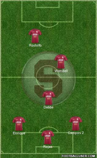 CD Saprissa Formation 2014