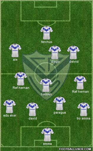 Vélez Sarsfield Formation 2014