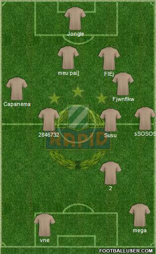 SK Rapid Wien Formation 2014