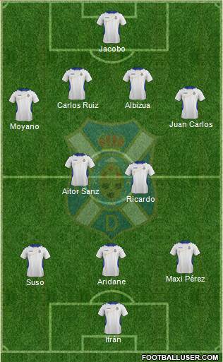 C.D. Tenerife S.A.D. Formation 2014