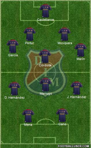 CD Independiente Medellín Formation 2014