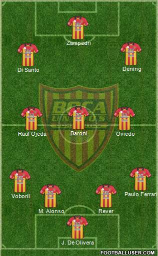 Boca Unidos Formation 2014