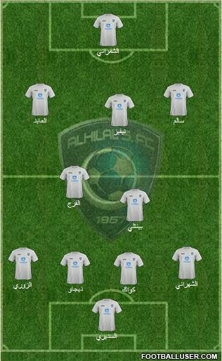 Al-Hilal (KSA) Formation 2014