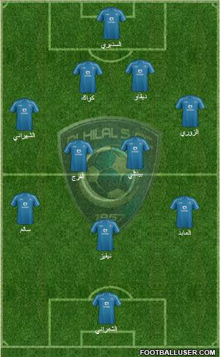 Al-Hilal (KSA) Formation 2014