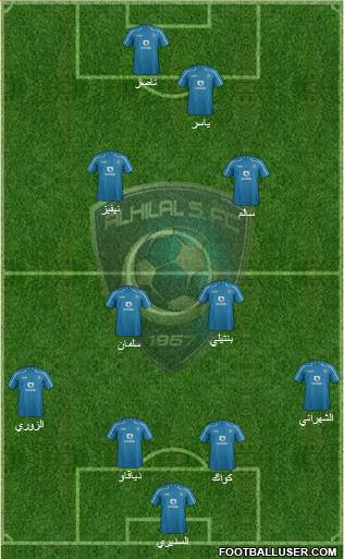 Al-Hilal (KSA) Formation 2014