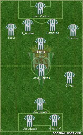 Córdoba C.F., S.A.D. Formation 2014