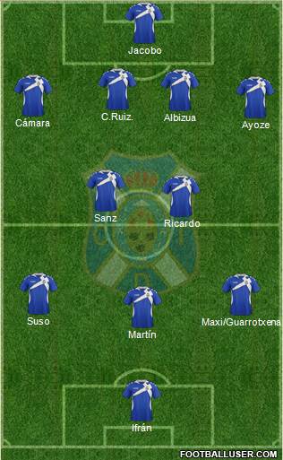 C.D. Tenerife S.A.D. Formation 2014