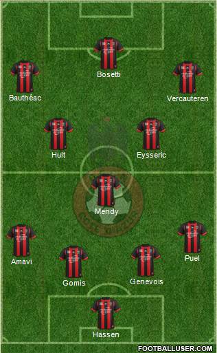 OGC Nice Côte d'Azur Formation 2014