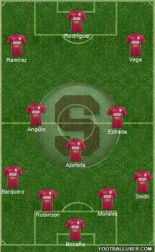 CD Saprissa Formation 2014