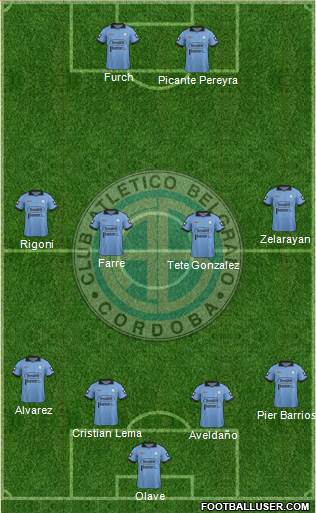 Belgrano de Córdoba Formation 2014