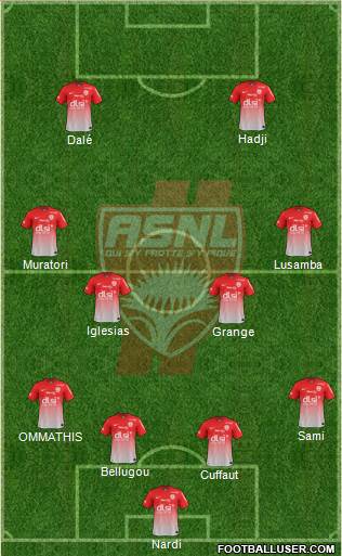 A.S. Nancy Lorraine Formation 2014