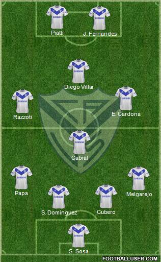 Vélez Sarsfield Formation 2014