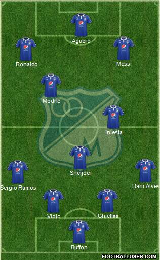 CD Los Millonarios Formation 2014