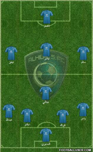 Al-Hilal (KSA) Formation 2014