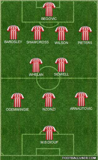 Stoke City Formation 2014