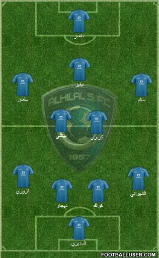 Al-Hilal (KSA) Formation 2014