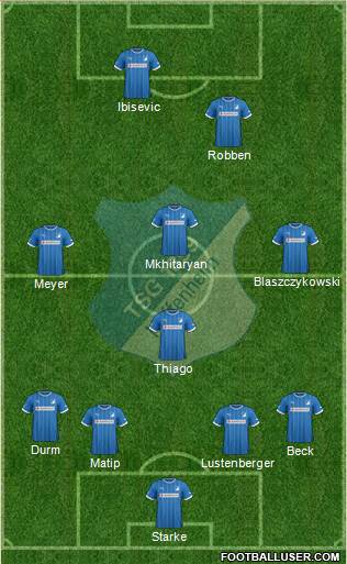 TSG 1899 Hoffenheim Formation 2014