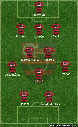 CR Flamengo Formation 2014