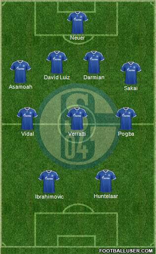 FC Schalke 04 Formation 2014